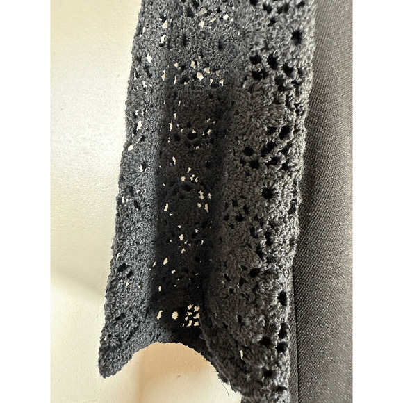 VINTAGE 90's Louis Feraud Crochet Elbow Sleeve Blazer size XS - Picture 4 of 12